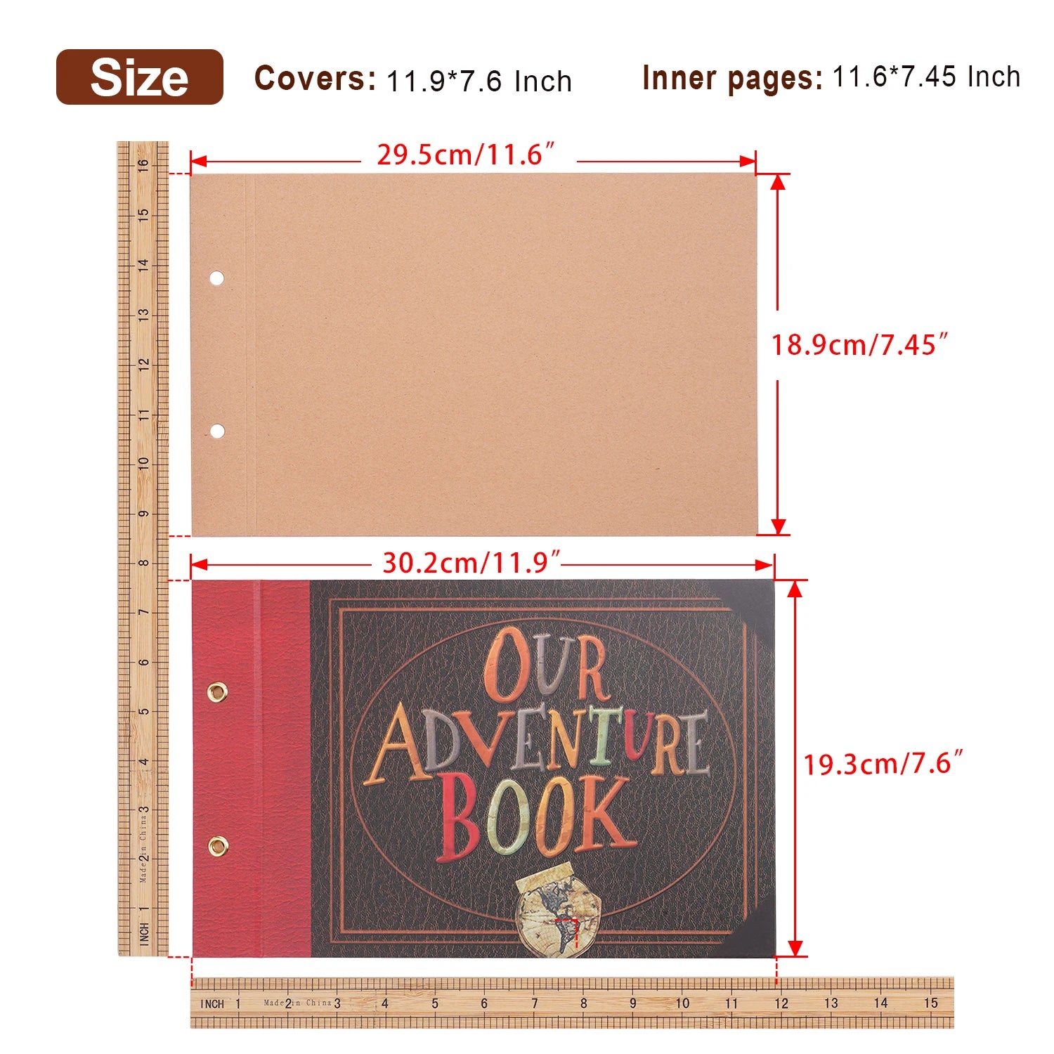 40 Page Our Adventure Book Photo Album 