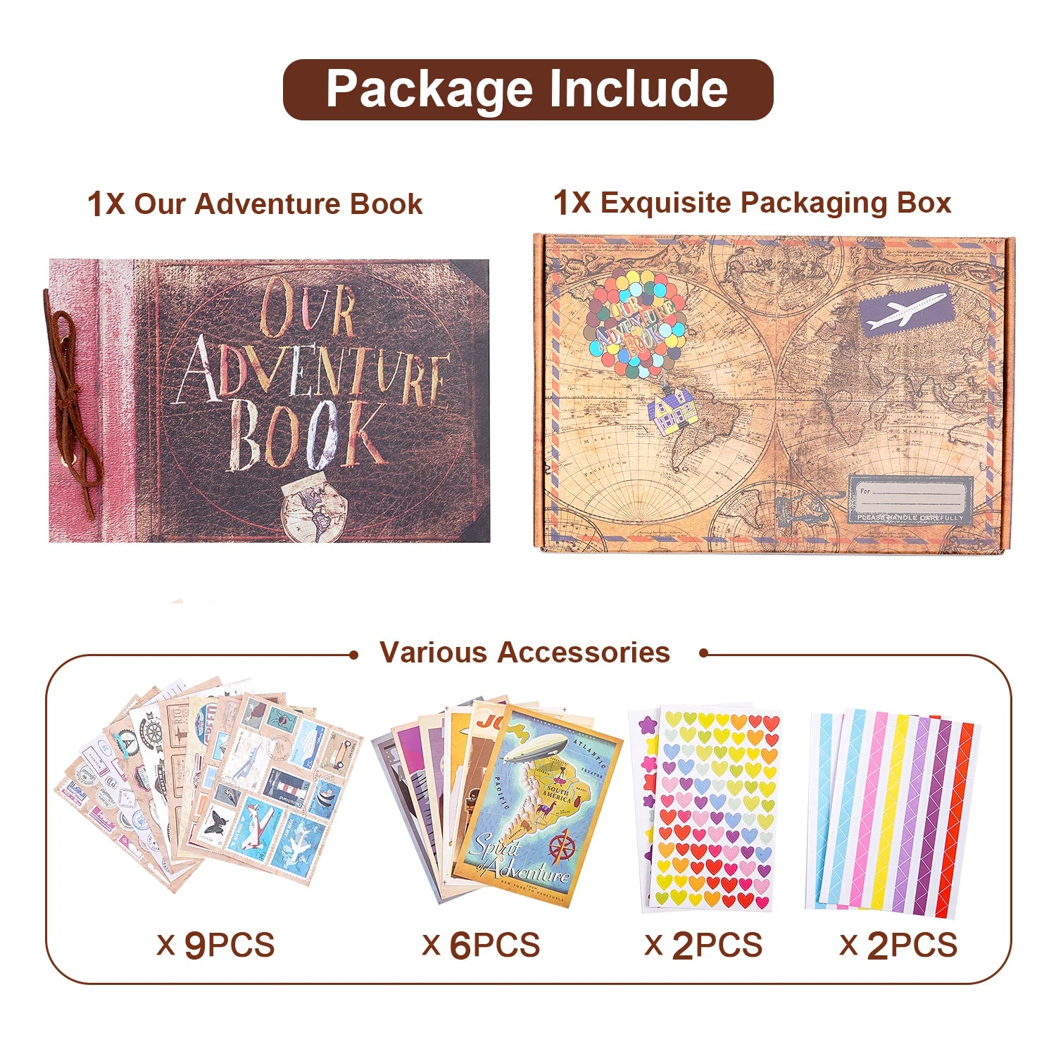 40 Page Our Adventure Book Photo Album 